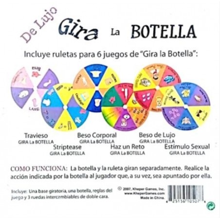 JUEGO ERÓTICO GIRA LA BOTELLA